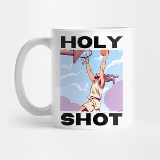 holy shot, Basketball Jesus Dunk Mug